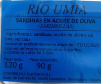 Sardinas en aceite de oliva