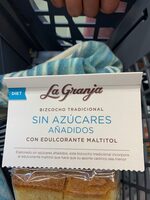 Bizcocho Tradicional Sin Azúcar La Granja