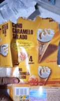 Cono de caramelo salado