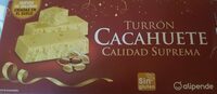 Turrón de cacahuete