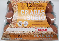 12 Huevos frescos de gallinas criadas en el suelo