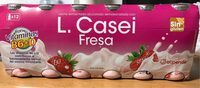 Leche fermentada azucarada semidesnstada con l. Casei