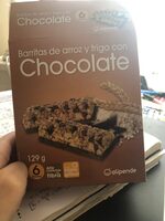 Barrita de arroz y trigo con chocolate