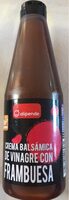 Crema balsamica con frambuesa