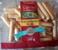 Colines con aceite de oliva virgen extra bajo en sal