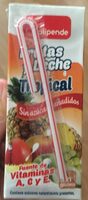 Frutas y leche tropical