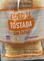 Especial tostada sin tapas