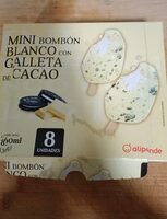 Mini bombón blanco con galleta de cacao