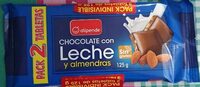 Chocolate con leche y almendras