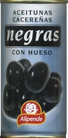Aceitunas negras cacereñas con hueso