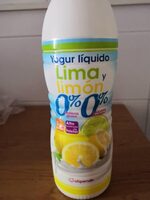 Yogur líquido lima y limón 0%