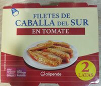 Filetes de Caballa del sur en tomate