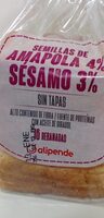 Pan molde semilla amapola y sesamo
