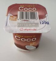 Yogur sabor a coco