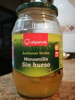 Aceitunas verdes manzanilla sin hueso