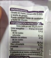 Ciruelas sin hueso