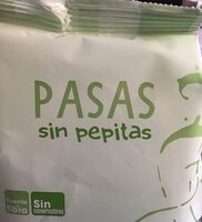Pasas sin pepitas