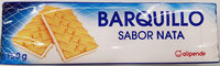 Barquillo sabor nata