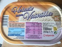 Helado vainilla