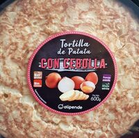 Tortilla de patatas con cebolla