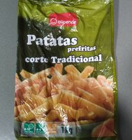 Patatas prefritas corte tradicional