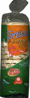 Tortitas de arroz integral bajas en sal