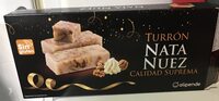 Turrón nata nuez