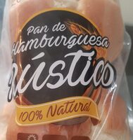 Pan hamburguesa rústico