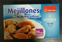 Mejillones de las rias gallegas al natural