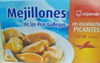 Mejillones de las rías gallegas en escabeche picantes