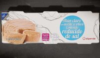 Atun claro en aceite de oliva redicido en sal