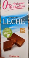 Chocolate con leche stevia