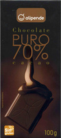 Chocolate puro 70% cacao