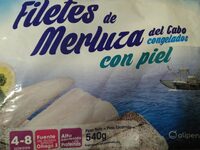 Filetes de merluza con piel