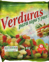 Verduras para sopa y pure