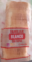 Pan de molde familiar blanco sin tapas