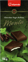 Chocolate negro relleno de menta