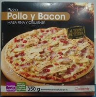 Pizza pollo y bacon