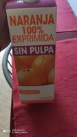 Zumo de naranja 100% exprimido, sin pulpa
