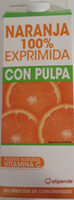 Naranja 100 % exprimida