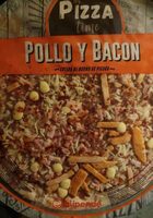 Pizza pollo y bacon