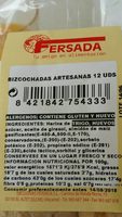 Bizcocho das artesanas 12 uds