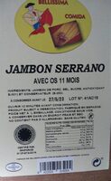 Jambon Serrano 11 mois