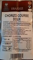 Chorizo courbe doux