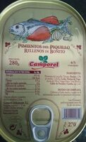 Pimientos del piquillo rellenos de bonito