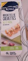 Brochettes de crevettes ails et persil