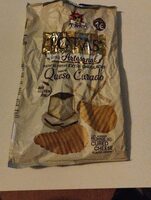 Patatas fritas onduladas sabor queso curado