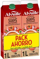 Gazpacho suave sin pepino pack ahorro 2 unidades