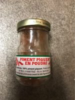 Piment piquant en poudre