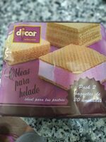 Obleas para helado